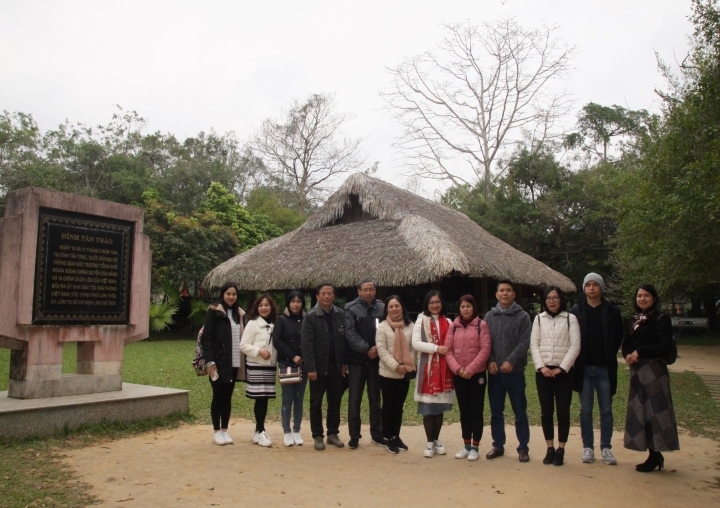 Hành trình về nguồn tại Khu di tích lịch sử Tân Trào,  tỉnh Tuyên Quang của Trung tâm Nghiên cứu Giáo dục Đại học